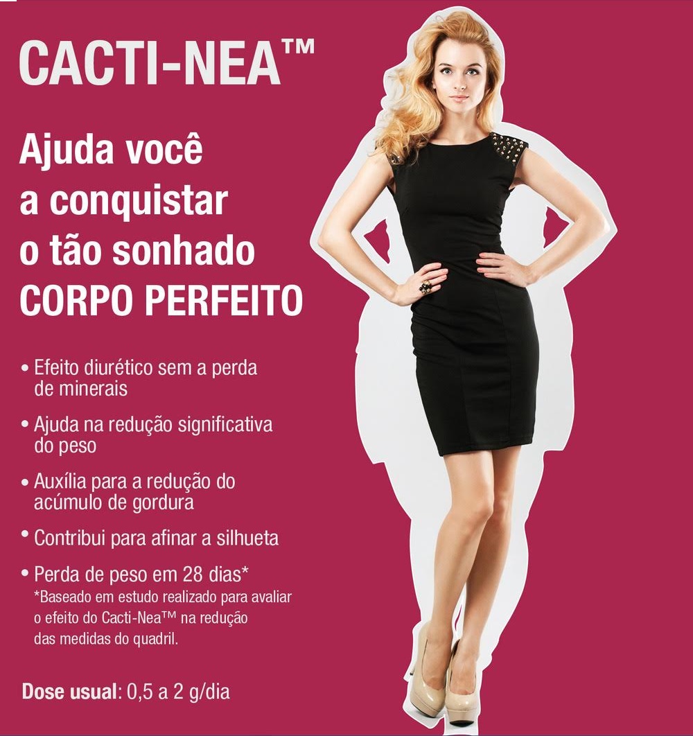 Cacti-Nea 500mg Drenagem Linfática em Cápsulas